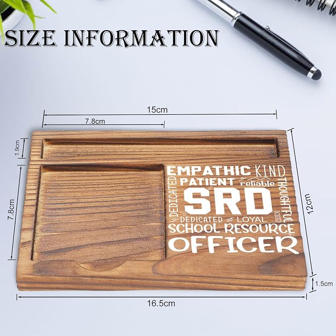 School Resource Officer School Staff Appreciation Gifts Inspirational Quote Thank You Juvenile Protection Security Officer Desk Self Stick Note Pad Holders EDP215