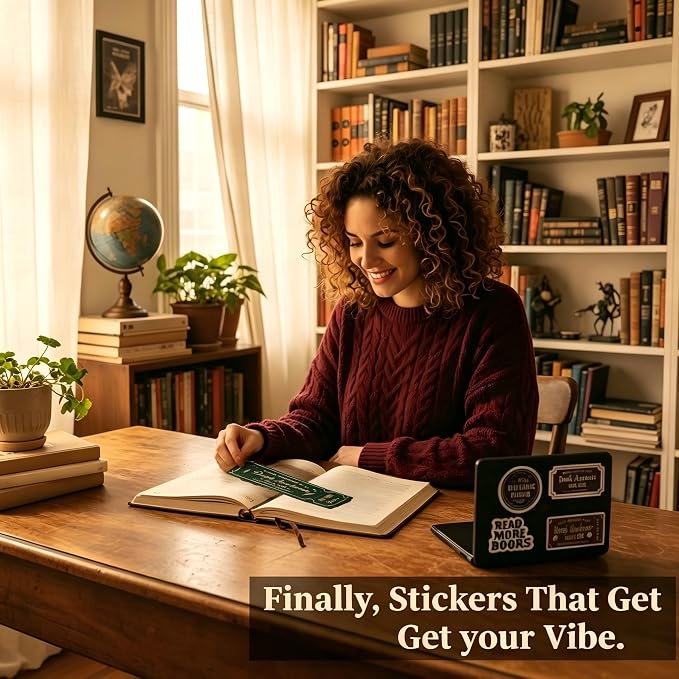 120PCS Vintage Ticket Stub Bookmarks Set – Retro Aesthetic Cardstock Book Club Bookmarks for Book Lovers, Fantasy Dark Romance Reading Accessories, Funny Bookish Gifts for Adults