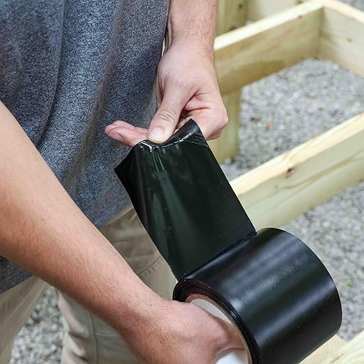 Power Pro Premium Exterior Deck Beam Flashing Tape for Decking, 4" x 50', All-Weather and Waterproof for Deck Protection, 1 Roll
