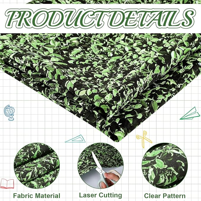 Mindsoft Bulletin Board Paper 48'' x 107'' Class Boards for Classroom Bulletin Boards Everyone is Welcome Classroom Board Decor Pillows Curtains Crafts(Greenery,1 Pc)