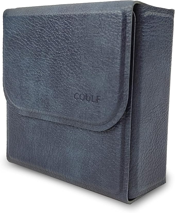 Magnetic Adhesive PoshBox - 8.9 x 3.3 x .9 - Sophisticated Chic and Sleek Mini Box - Magnetic Platform to Elevate Your Modern Workspace - Steel Blue
