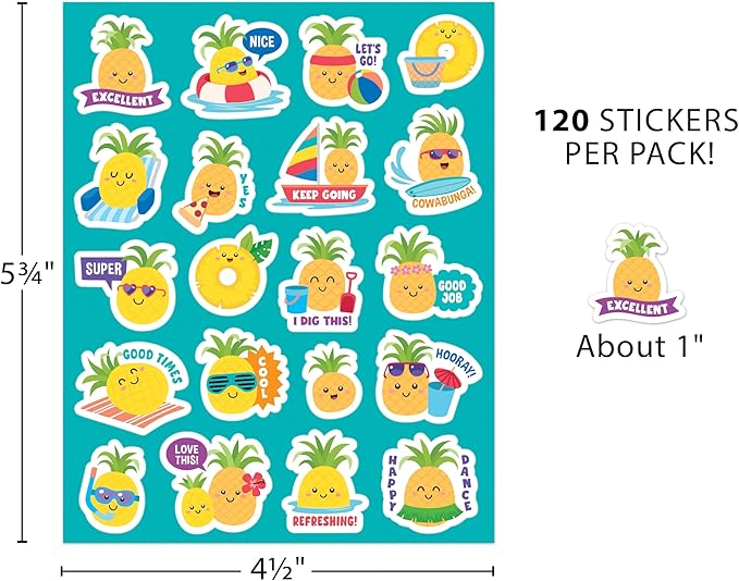 Teacher Created Resources Pineapple Smelly Stickers (TCR9445)