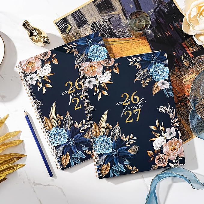 Planner 2026-2027 - 9" x 11", 2026-2027 Planner Weekly & Monthly from JUN.2026 to JUL.2027, Academic Planner 26-27 with Sturdy Cover, Twin-wire Binding, Premium Paper, Monthly Tabs