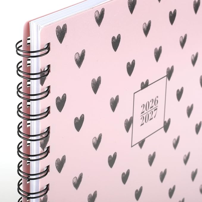 Cambridge Planner 2026-2027 Weekly & Monthly Academic 12-Month July-June, 8-1/2" x 11", Cherish (1800-905A)