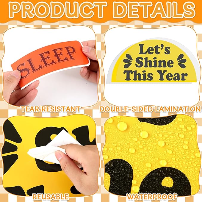 Summer Sunshine Bulletin Board Classroom Decorations Motivational Shine This Year Bulletin Board Set Inspirational Golden Sun Positive Quote Cutouts for Wall Back to School Classroom Decor