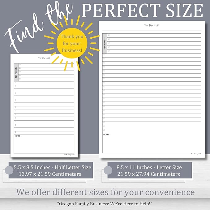 Life Charge TO DO List Planner Notepad, 60 Page Planning Pad. Undated ToDo Checklist w/Priority & Note Sections. Organize & Track Projects, Clients or Daily Tasks. 8.5 X 11, A4 Tear Sheets.