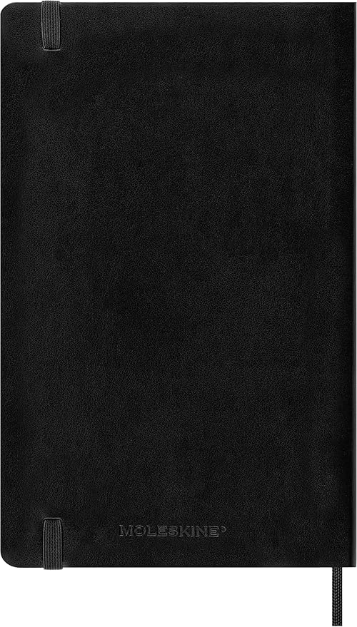 Moleskine Classic 12 Month 2026 Monthly Planner, Soft Cover, Large (5" x 8.25"), Black, 128 pages