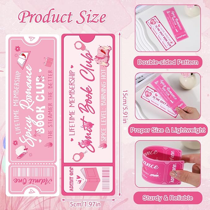 Wxiben Smut Bookmarks Gifts for Women - 20PCS Smutty Bookmarks Hot and Spicy Book Marks for Women Girls Reading Page Clip for Book Lovers Students Teacher Dark Romance Bookish Bookworm Gift