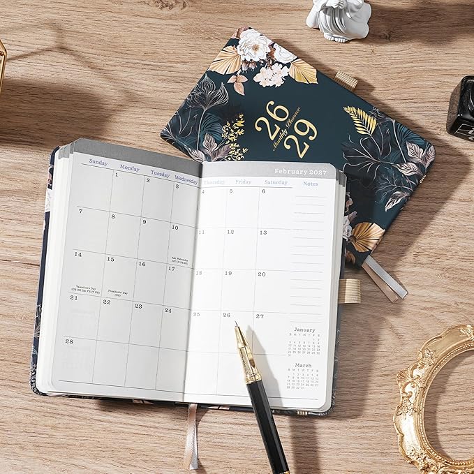 2026-2029 Monthly Pocket Planner/Calendar - JUL 2026 - JUN 2029(36 Months), 3 Year Monthly Planner 2026-2029, 6.4" x 3.8", 2 Bookmarks, Inner Pocket, Pen Holder, Perfect Organizer