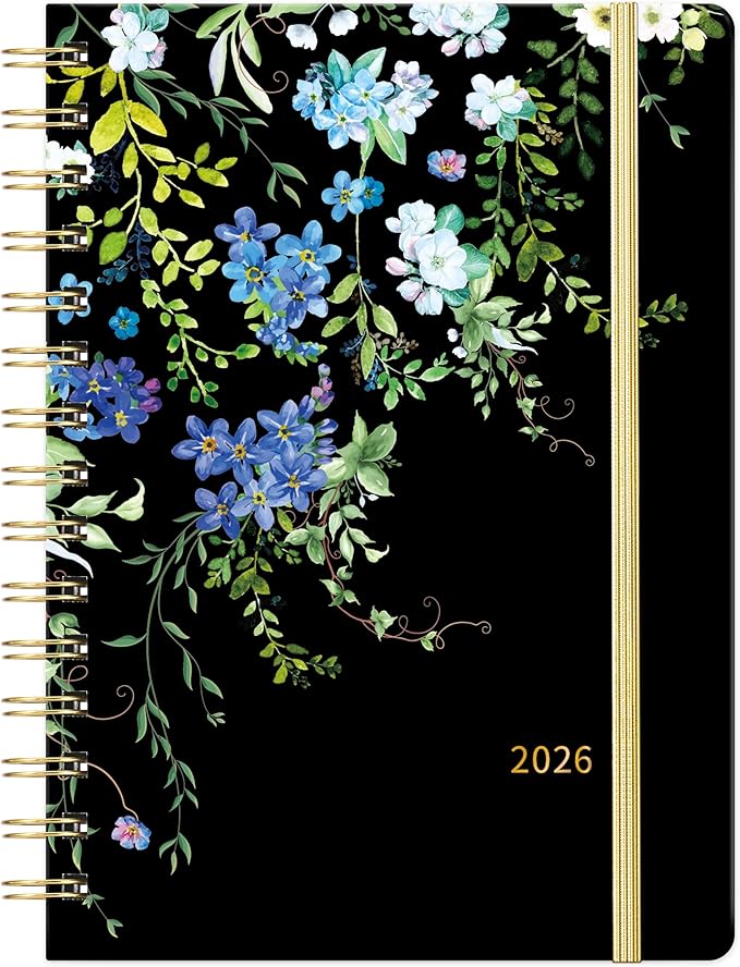 2026 Planner - Weekly & Monthly Planner/Calendar 2026, JAN. 2026 - DEC.2026, 6.4" x 8.5", with Tabs, Sturdy Cover, Premium Paper, Back Pocket, Strong Twin-wire Binding