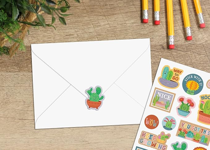 Teacher Created Resources Happy Cactus Crew Stickers (TCR6962)