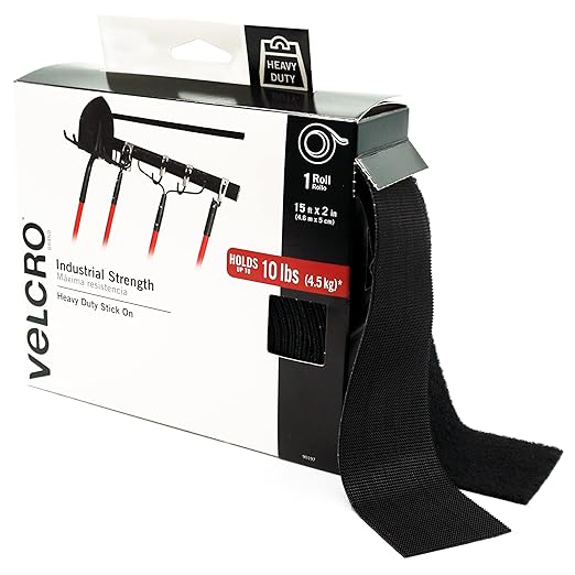 VELCRO Brand Heavy Duty Tape | 16 Foot Roll & Extreme Outdoor Mounting Tape & Heavy Duty Tape with Adhesive