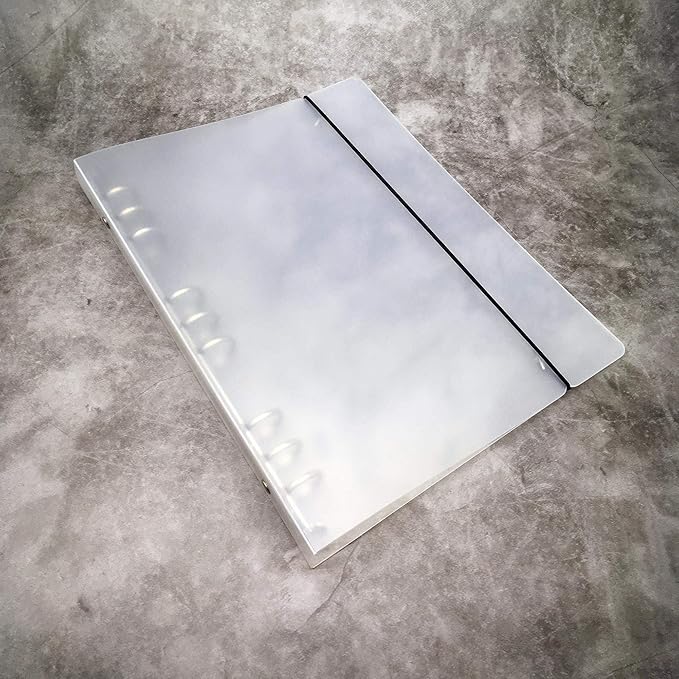 Zelten Refills/Loose Leaves for B5 Cover Ring Binder/Personal Organizer/Planner(B5 9 Holes, White Cover only)