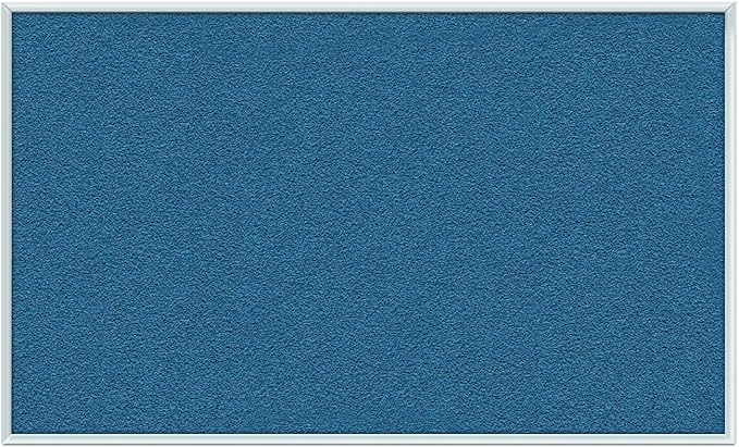 Ghent Ocean Vinyl Bulletin Board, 1 1/2" x 2", Aluminum Frame, Made in the USA