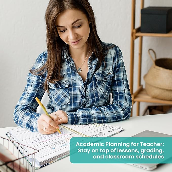 Planner 2026–2027, Weekly & Monthly Academic Organizer for School Year, Jul 2026–Jun 2027, Hardcover Planner with Tabs, Back to School Essential, 8.5" x 11", Drifting Whales