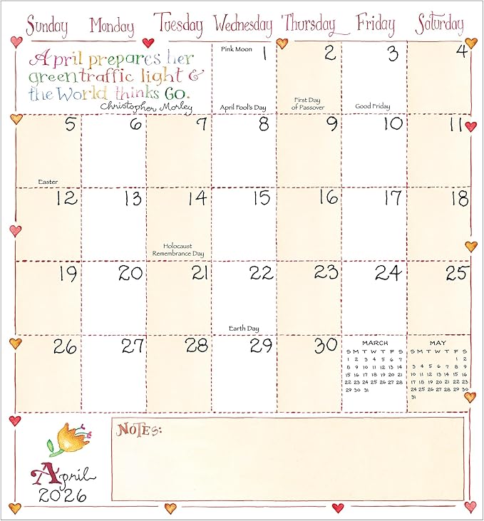TF Publishing 2026-2027 Susan Branch Small Monthly Pocket Planner with 2 Page Large Calendar Grid and Lined Notes Section - 2 Year Pocket Calendar 2026-2027 Perfect for Purse - 3.5in x 6.5in