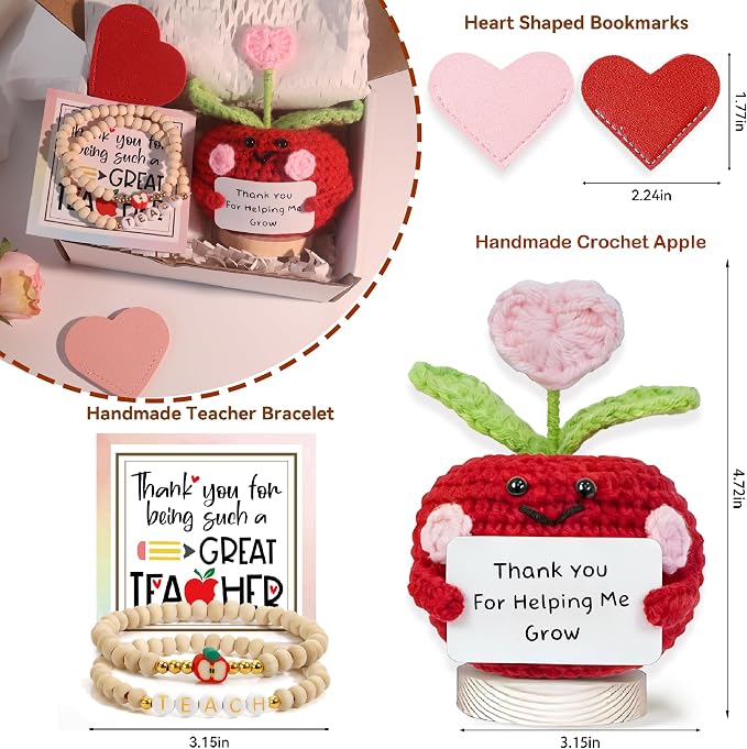 Teacher Appreciation Gifts for Women 2026, End of School Year Thank You Gift for Teacher, Graduation Goodbye Gifts for Coworkers Boss Lady, Last Day Farewell Gift Set for Her