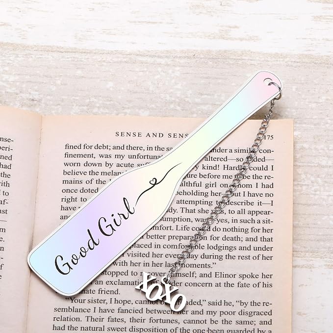 Smutty Book Merch for Reading Women Spicy - Dark Romance Merch Funny Smutty Bookmarks Gifts for Book Lovers, Book Accessories Bookish Gifts for Women Girls, Smut Book Lover Gifts Good Girl Bookmark