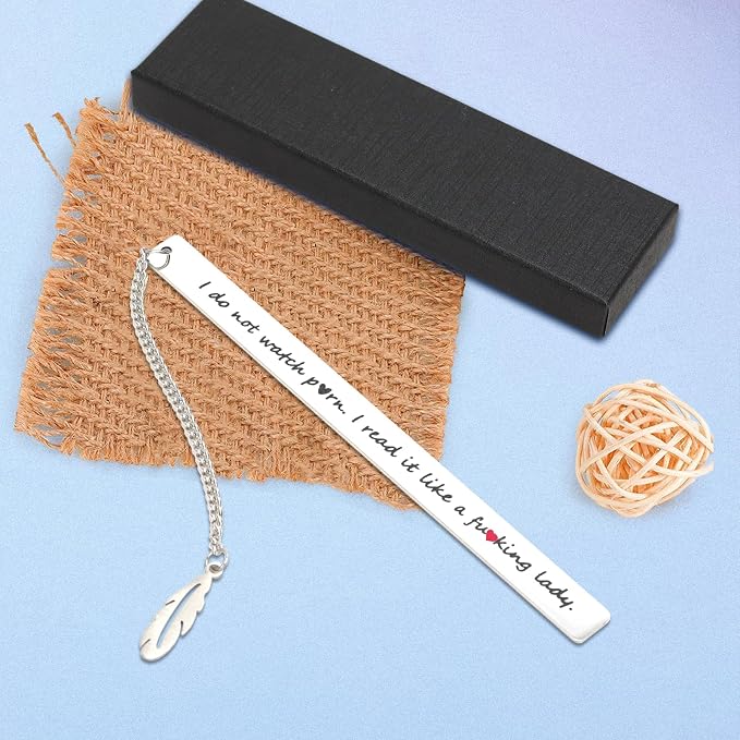Funny Bookmarks for Women, Book Accessories for Reading Lovers Writers Friends Teachers Coworker Family Teens Boys Girls, Inspirational Reading Gifts for Christmas New Year Birthday