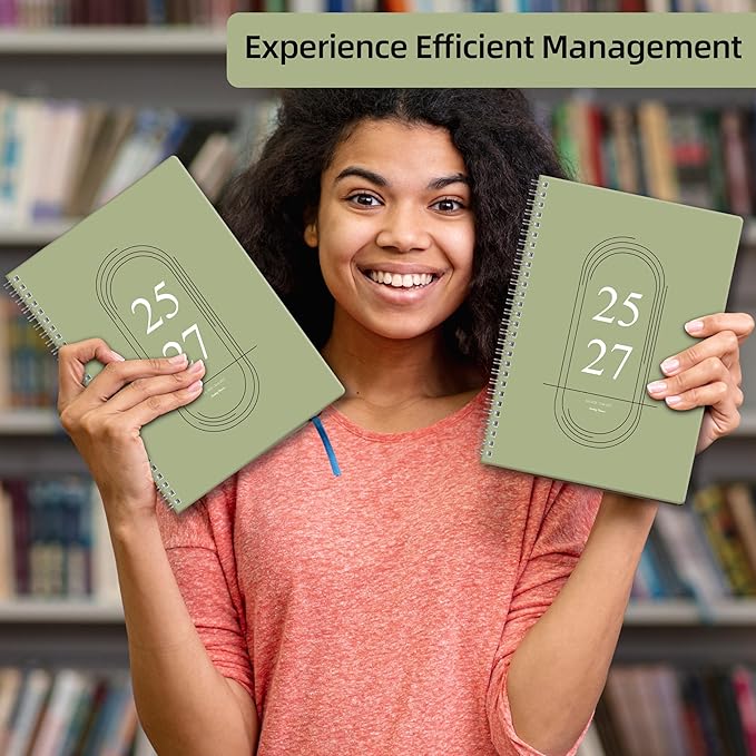 Monthly Planner 2025-2027, July 2025 - June 2027, 7" x 9", 2 Year Calendar 2025-2027 Monthly Planner, 24 month Calendar Perfect for School & Office