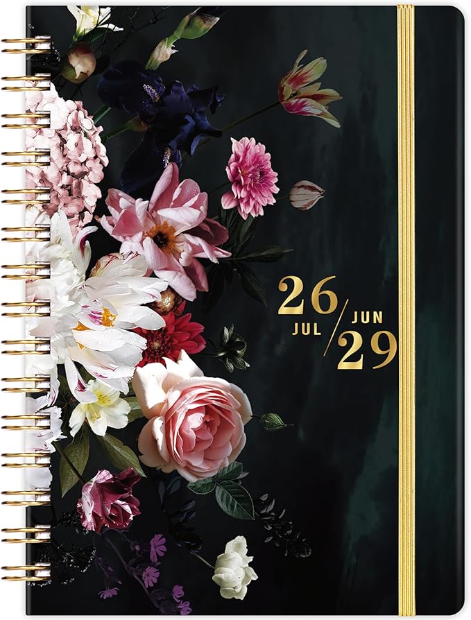 2026-2029 Monthly Planner/Calendar - 3 Year Monthly Planner 2026-2028, JULY. 2026 - JUNE. 2029, 6.3" × 8.4", 3 Year Calendar with Tab, Back Pocket, Twin-Wire Binding, Premium Paper, Note Pages