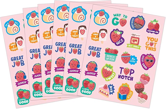 Teacher Created Resources Strawberry Smelly Stickers (TCR9442)