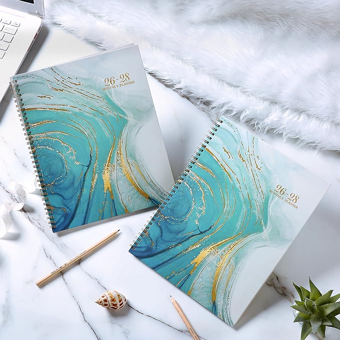 2026-2028 Monthly Planner/Calendar - July 2026 - June 2028, 9" x 11", 2026-2028 Calendar Spiral Bound, 2 Year Monthly Planner with Tabs