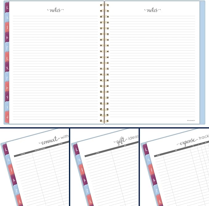 AT-A-GLANCE 2027 Planner, Weekly & Monthly, 13-Month Jan-Jan, 8.5" x 11", Harmony, Ice Blue (1099-905-38-27)