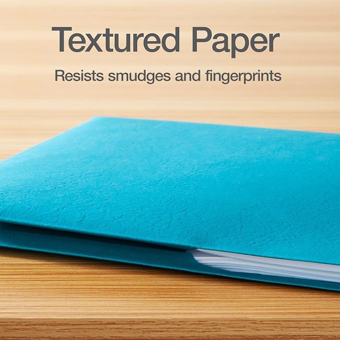 Oxford 2 Pocket Folders with Prongs, 25 Pack, Assorted Bright Colors, Made in the USA, Fits 100 Letter Size (8.5" x 11") Sheets, Durable Paper Folders for School, Office, and Home