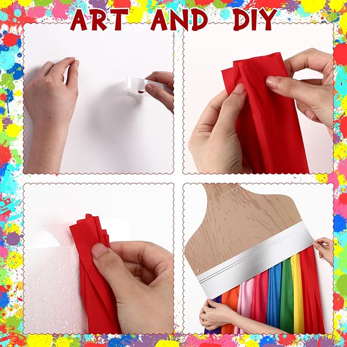 Tinlade 36 Pcs Art Painting Classroom Decoration Set Get Ready for A Colorful Year Bulletin Board Decoration Art Paint Rainbow Cutouts for Back to School First Day of School Chalkboard Wall Decor