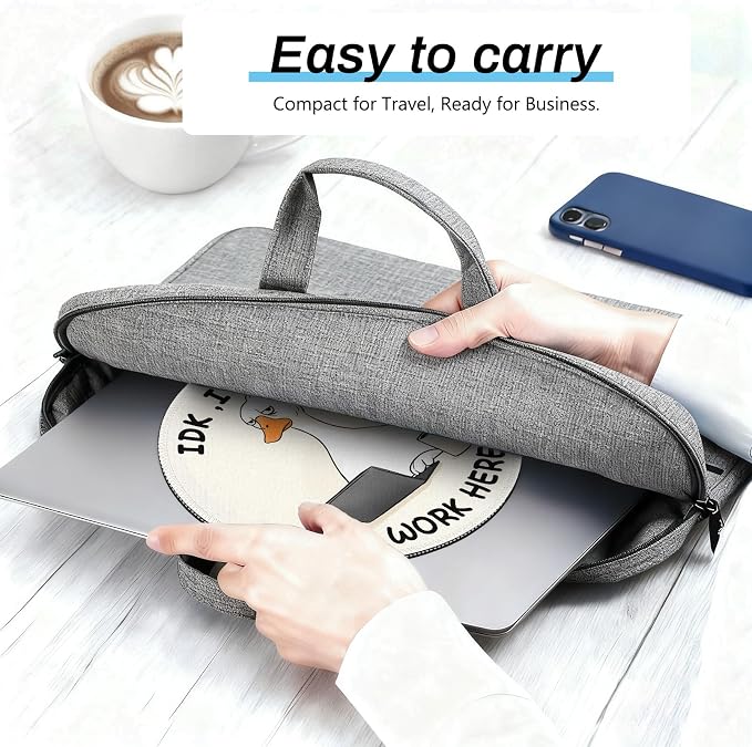 Gctriki Goose Round Mouse Pad, Cute Office Decor for Women, Funny Small Mousepad，Stitched Edge Non-Slip Rubber Base, Personalized Computer Mouse Pads for Laptop Mouse，Office Desk Accessories Gifts