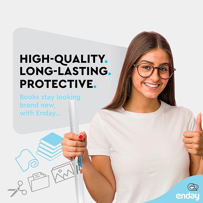 Enday Liquid Correction Fluid, .7 fl. Oz. / 20 ml Foam Wand Applicator Quick Dry Liquid Paper, Multi-Purpose Smooth Corrector for Office, and Home, 4 Pack