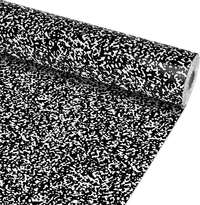Black Composition Bulletin Board Roll Reusable Waterproof Erasable Black and White Non-Woven Fabric Bulletin Board Roll Composition Poster for Teacher Classroom Decors Wrap Crafts 15.7" x 12ft