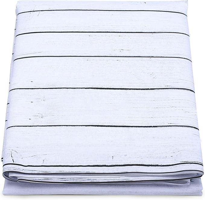Mindsoft Bulletin Board Paper 48'' x 107'' Class Boards for Classroom Bulletin Boards Everyone is Welcome Classroom Board Decor Pillows Curtains Crafts(White Wood,1 Pc)
