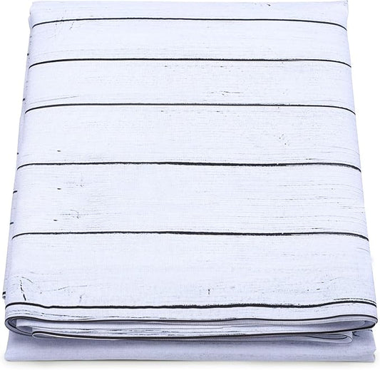 Mindsoft Bulletin Board Paper 48'' x 107'' Class Boards for Classroom Bulletin Boards Everyone is Welcome Classroom Board Decor Pillows Curtains Crafts(White Wood,1 Pc)