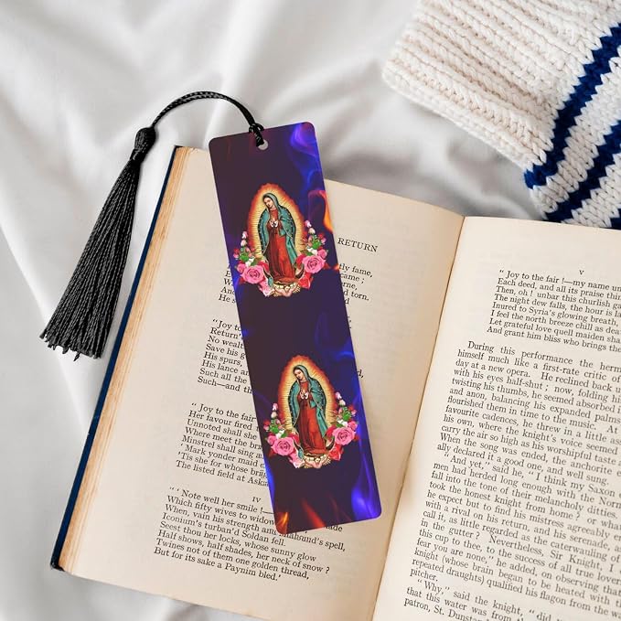 Virgen De Guadalupe Bookmark for Book Lover Catholic Gifts for Women Virgin Mary Bookmark Our Lady of Guadalupe Gifts for Mom Grandma