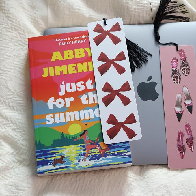 10 PCS Bow Bookmarks, Funny Bookmarks for Women, Romance Booklover Gifts, Cute Gifts for Romance Reader Friends Girls