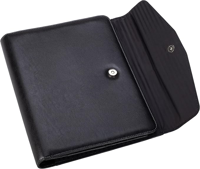 Case it Case-it V.P Tri Fold Business Meeting Padfolio | Professional Portfolio with Letter Size Writing Pad/Lots of Pockets/PAD-35 BLK