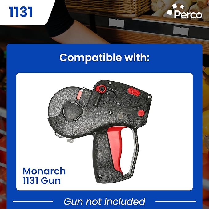 Custom Price and Date Labels for Monarch 1131 Guns - Choose Color, Font and Imprint - 3 Sleeves, 60,000 Labels