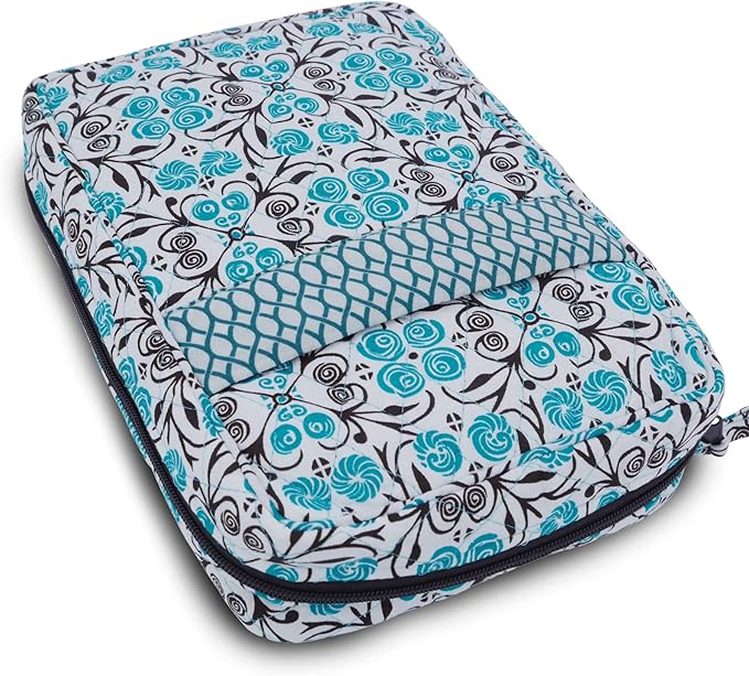 DIWI Quilted Cotton Bible Cover Bible Case Book Bag Large Sizes 10 X 7 X 2.75 Inches (C1 Green Lollipops, L)