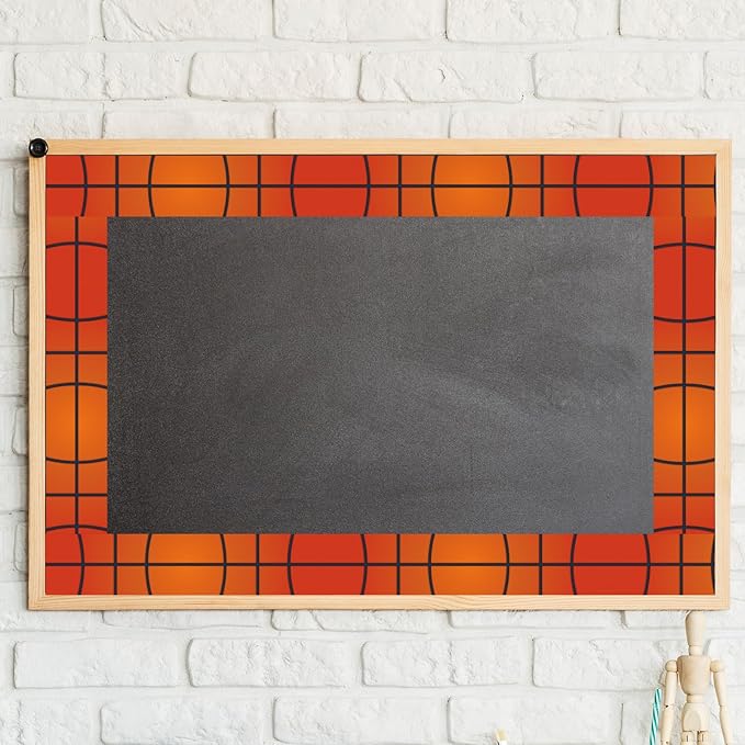 Whaline 32.8 Ft Basketball Bulletin Board Borders 3D Orange Basketball Die-Cut Board Trim for Sport Party Back to School Classroom Office Chalkboard Decoration