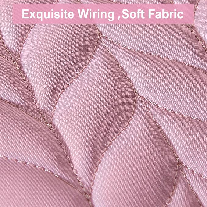 Bible Cover Case for Women, Quilted Bible Cover Bag with Handle for Girls, Bible Carrying Case Study Supplies Accessories for Women