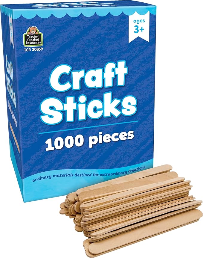 Teacher Created Resources Craft Sticks - 1,000 Count (TCR20859)
