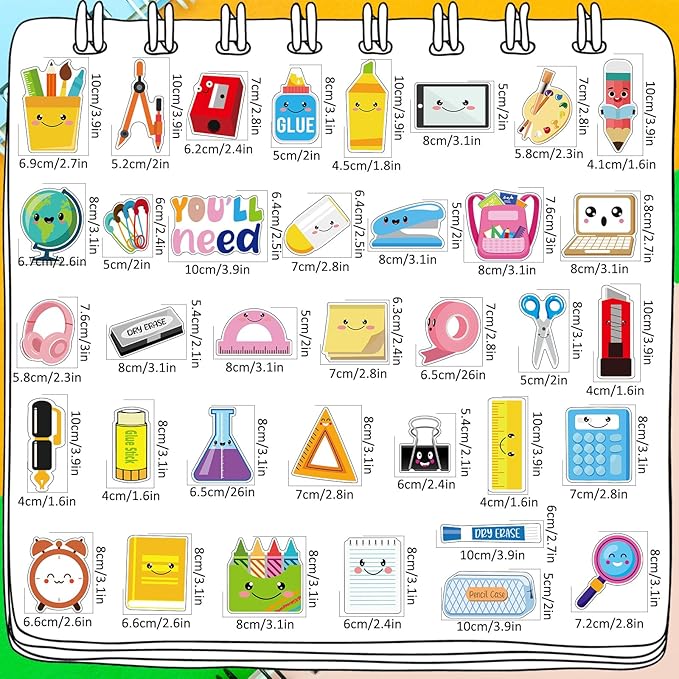 36 Pcs You'll Need Management Magnets Back to School Supplies Classroom Must Haves Teacher Educational Colored Magnets Classroom Management Tools for Elementary Teacher Whiteboard Supplies