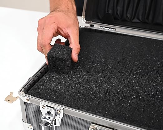 Vestil CASE-1813 Aluminum Carrying Case 18 In. x 14-1/2 In. Silver