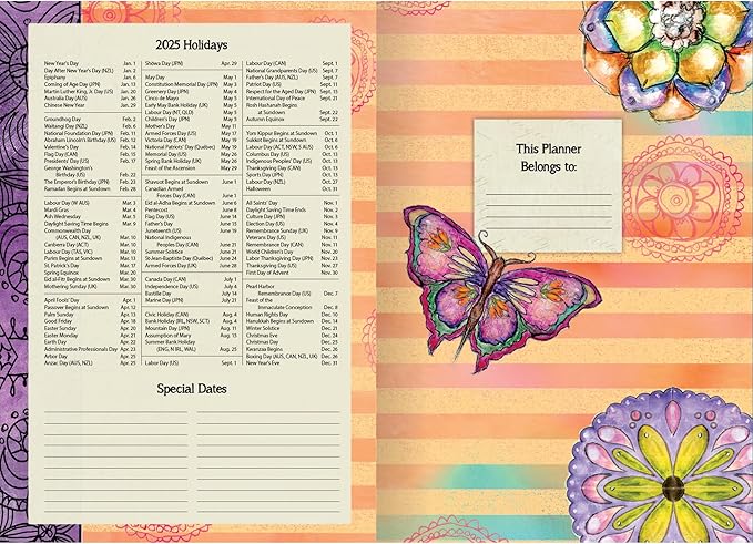 LANG Color My World 2025 Monthly Pocket Planner (25991003178)