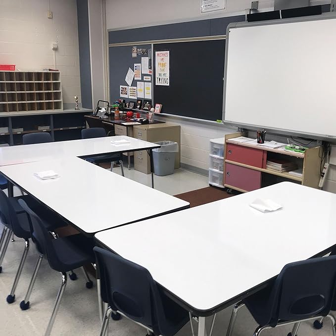 Whiteboard Table Resurfacing Kit - Dry Erase Classroom Table Renewal - 24"x36" - DIY Easy Application - Restore and Refresh Tables - Think Board