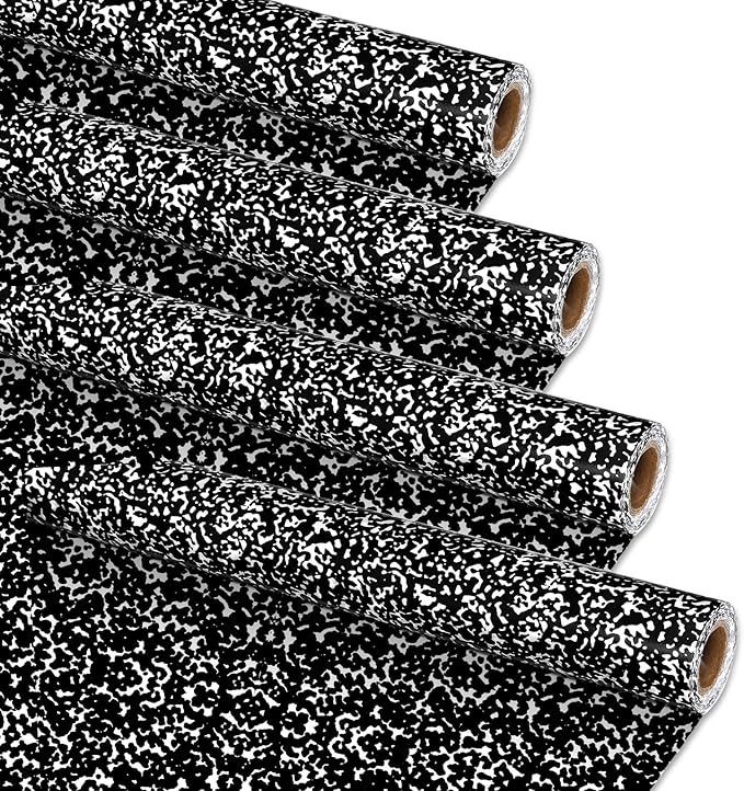 4 Rolls Composition Bulletin Board Paper Roll Non-Woven Bulletin Board Background Reusable Waterproof Classroom Poster Fade Resistant Poster for Classroom Decor Wrapping Craft Supplies 15.6In x 12 Ft