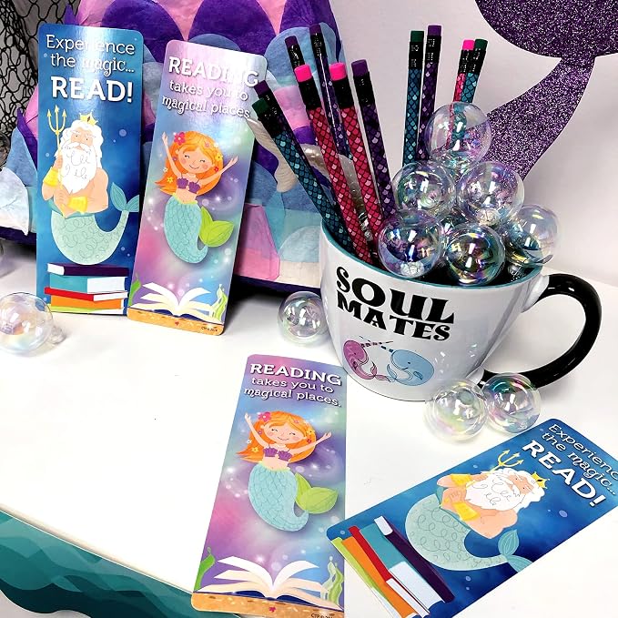 Creative Teaching Press Mystical Magical Mermaid Tales Bookmarks, CTP 8645