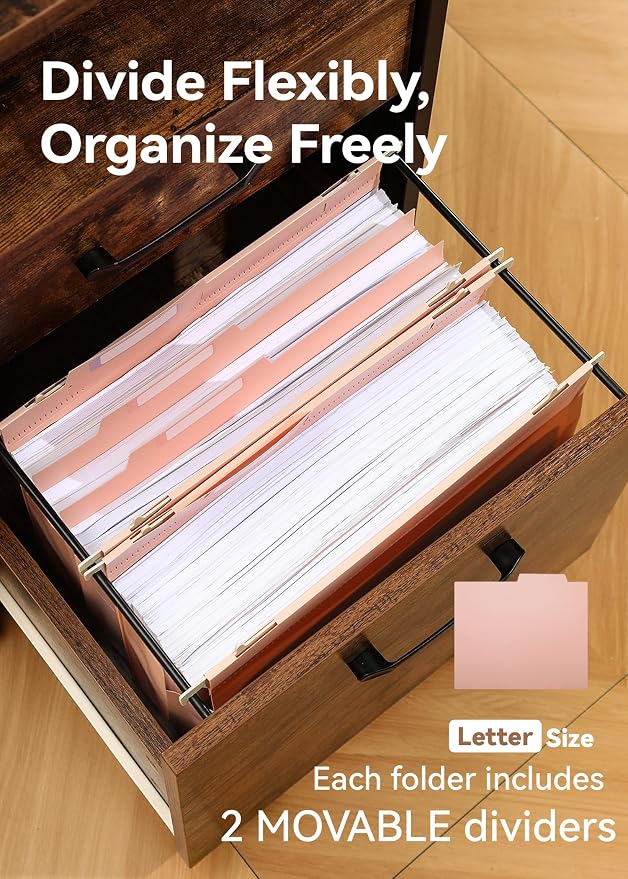 SortRax Plastic High Capacity Hanging File Folders, 4" Expansion for Bulky Documents, Side-Sealed Pocket, Holds Heavy Files, Letter Size, Movable Dividers, Insertable Tabs, 6 Pack, Pink